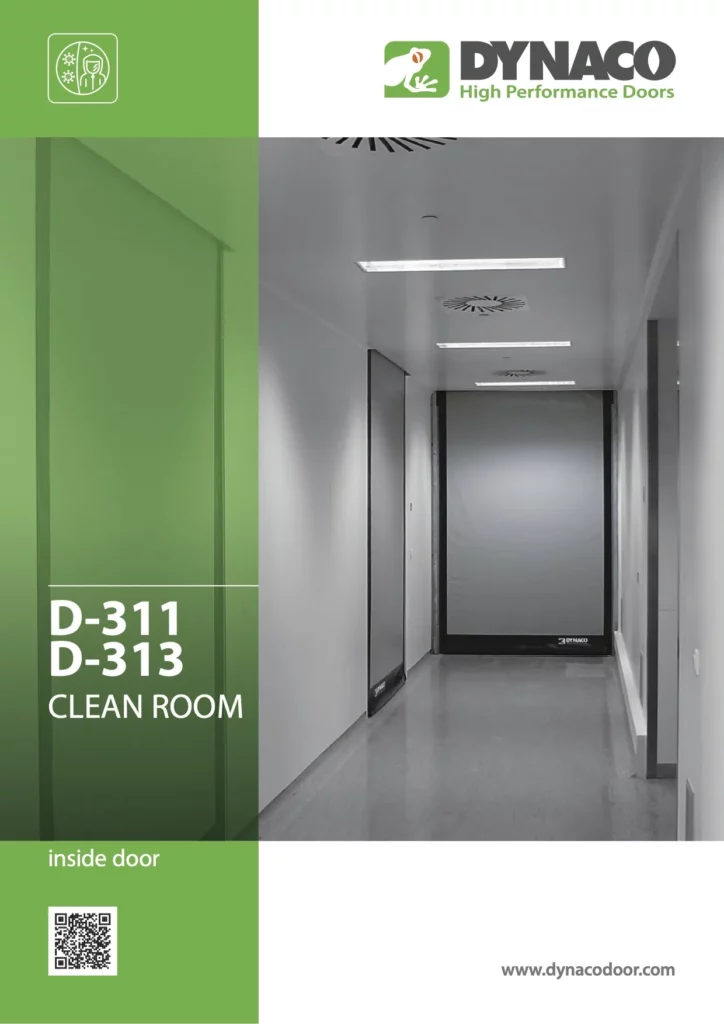 Catalogue Dynaco – portes rapides D-311 et D-313 Clean Room.