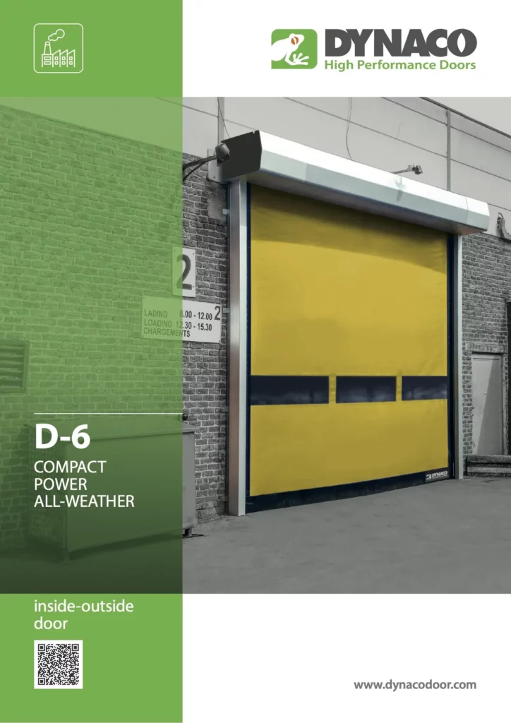 Catalogue Dynaco – porte rapide D6 Compact Power All Weather.