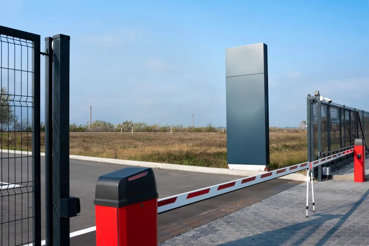 Illustration BFT – barrière levante automatique pour contrôle d’accès.