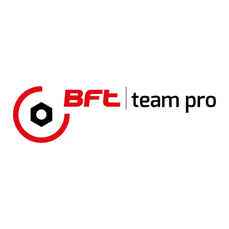 Logo BFT Team Pro, partenaire de SGC Fermetures.