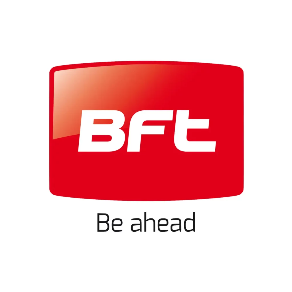 Logo BFT, fournisseur de SGC Fermetures.