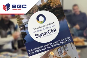 Logo Synerciel et Cercle Confort Habitat Orléans Jeanne d’Arc – SGC Fermetures membre du réseau en Centre-Val de Loire
