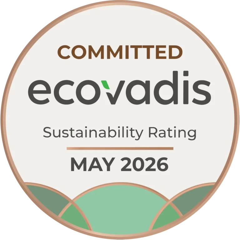 Badge EcoVadis Committed obtenu par SGC Fermetures en mai 2026