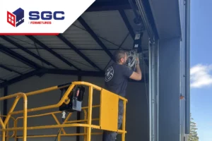 Différentes portes industrielles adaptées aux accès d'un site industriel